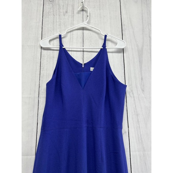 Dress the Population Lyla Timeless Deep V-Neckline Sheath Dress EUC Size Large - Picture 6 of 9